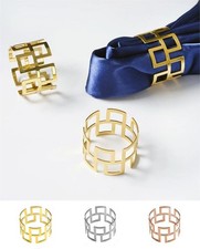 Classic Design Aluminum NAPKIN RINGS Wedding Dinner Party Decorations SALE picture