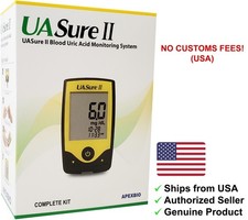 UASure II Uric Acid Meter Test Kit, UA Sure At Home Monitor. Full Warranty. USA. picture