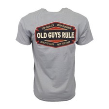 OLD GUYS RULES MENS BUILT TO LAST T SHIRT  picture