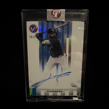 2026 Topps Pristine Junior Caminero Spotless Signatures Blue /75 #SS-JC Auto picture