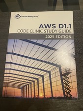 American Welding Society AWS D1.1 Code Clinic Study Guide Book 2025 Ed English picture