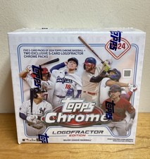 2024 TOPPS CHROME LOGOFRACTOR BASEBALL BOX CROW ARMSTRONG RC SEALED OHTANI picture