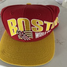 Vintage 1994 Boston World Cup Soccer Apex One Adult Adjustable Snapback Hat Cap  picture