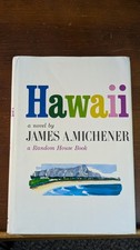 Hawaii by James A. Michener – 1st Edition – HC/DJ picture