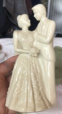 Vtg Lenox Wedding Promises “First Dance” Bride & Groom Cake Topper  picture