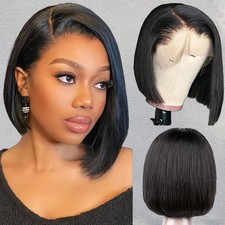 Bob Wig Human Hair 13x4 Lace Front Wig Human Hair Straight Short Wig for Women picture