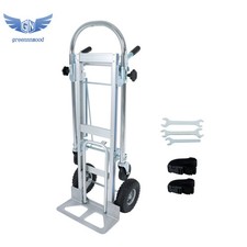 Aluminum Convertible Hand Truck 4-in-1 1000 Lbs Capacity Heavy Duty Dolly Cart picture