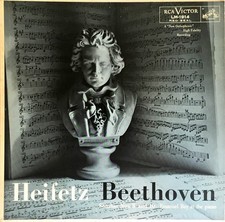 Jascha Heifetz, Ludwig Van Beethoven - Sonatas Nos. 8 And 10 (LP) (VG+) picture