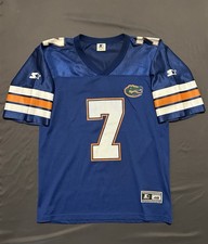 Vintage University Of Florida Jersey Mens 48 Large Blue Danny Wuerffel #7 Gators picture