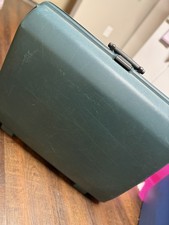Vintage Samsonite 0yster Plus Hardside Luggage 3 Point Lock Working Wheels 1991 picture