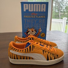 Puma Kelloggs Frosted Flakes Tony The Tiger Shoes Mens Size 9.5 Sneakers Limited picture
