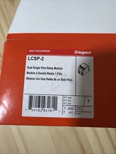 NEW LEGRAND DUAL SINGLE POLE RELAY MODULE # LCSP-2 picture