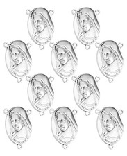 COTTVOTT St Benedict,Our Lady of Guadalupe Medium, 10pcs-Medugorje Medal picture