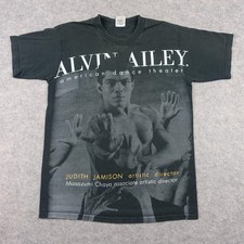 VINTAGE Alvin Ailey Shirt Mens Medium American Dance Theater All Over Print AOP picture
