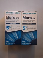 SALE Lot Of 2 Bausch & Lomb MURO 128 Ointment  USA 10/2027+ Exp.  picture