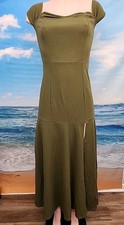 NWT ZESICA Women's Long Green Color  Dress Size Large  picture
