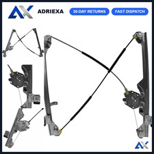 Manual Window Regulator Front Left Driver Side Replacement - Easy Install, Durab picture