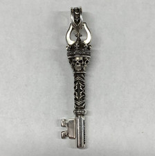 NightRider Sterling Silver 925 King's Key Pendant picture