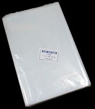 ULINE 100 12 x 16 Clear 2 mil Industrial Poly Bags Clothing Parts One End Opened picture