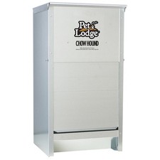 Pet Lodge Dry Food Automatic Steel Dog Feeder Chow Hound 25 Pound Capacity picture