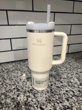 NEW STANLEY Quencher H2.0 FlowState Tumbler 40oz Cream 2.0 Insulated Cup picture