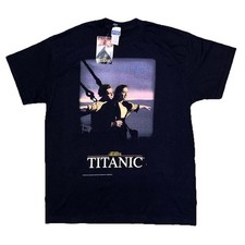 Vintage Titanic 1998 Movie Promo Shirt Deadstock Stanley Desantis 90s NWT picture