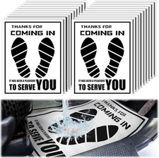 500x Car Floor Mats Plastic Coated Disposable Paper Protective Dealer Garage picture