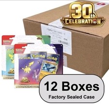 2026 Pokemon TCG 30th Anniversary Tech Sticker Collection Case 12 Boxes Per Case picture