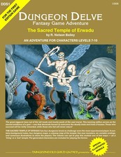 DUNGEON DELVE SPECIAL #1: The Sacred Temple of  Erwadu (AD&D/D&D/OSR module) picture