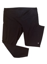 🍒 Lululemon Sz 18 Black Fast & Free 7/8 Hi Rise Tights Nulux 25