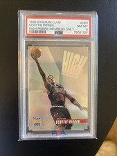 1996 Stadium Club - High Risers Scottie Pippen #HR 1 Members Only PSA 8 picture