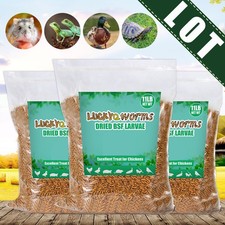 5-44LB Dried Black Soldier Fly Larvae Mealworms for Chicken Birds Treats Premium picture