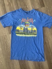 Vintage Atlanta Graphic Skyline Logo Shirt Size Anvil Best M picture