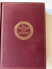 Antique The Riverside New Testament by William G Ballantine 1923 HC Religion picture