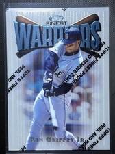 1997 Topps Finest Ken Griffey Jr #139 w/ Coating Uncommon Silver SHARP CARD picture