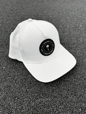 Palm Golf White Snapback Hat – Swing and Smile Adjustable Golf Cap picture