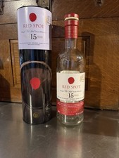 Red Spot 15 Year Irish Whiskey Empty Bottle & Tube Unrinsed 750ml Mitchell & Son picture