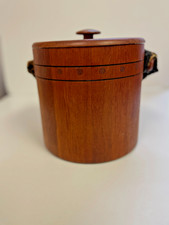 1960s Mid-Century Modern Siamese Teak Ice Bucket  - Ernest Sohn picture
