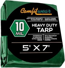 COMFITWEAR Super Heavy Duty Tarp Cover Reinforced Grommet Multi-Use Tarp Cover picture