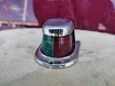 Vintage Attwood Port & Starboard Navigation Light Replacement Lens W/Chrome Top picture