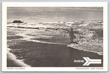 Amtrak Starlight Oxnard California Beach Advertising Postcard by Jerry Watson picture