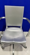 Emeco Hudson Swivel Chair by Philippe Starck, Aluminum Brushed picture