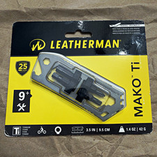 Leatherman MAKO Ti Titanium Multi-Tool 25 Functions 3.5 in MPN 831677 picture