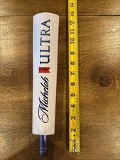 Michelob Ultra Ribbon Beer Tap Top Handle Brew Collectible Iconic Tall 12