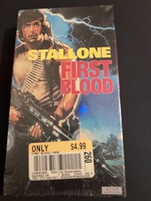 Rambo First Blood VHS 1995 AVID CAROLCO Print New Sealed With Watermark Stallone picture