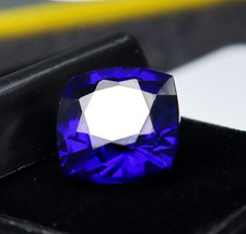 Flawless CERTIFIED 10 Ct Natural Ceylon Sapphire Cushion Cut Blue Loose Gemstone picture
