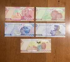 UZBEKISTAN: 2000-5000-10000-20000-100000 Som,  New Banknote 2021 UNC picture