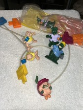 6 Of 1992 McDonalds Happy Meal Pump Toys Dinosaurs TV Show Disney Lot picture