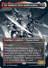 2023 MTG: ONE - Jor Kadeen First Goldwarden Borderless (#332, R, Near Mint) picture