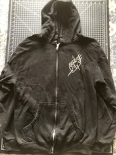 Deafheaven New Bermuda Tour Zip-Up Hoodie Medium Official Band Merch Metal  picture